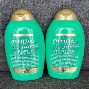 NEW OGX Green Tea Fitness Shampoo and Conditioner Set